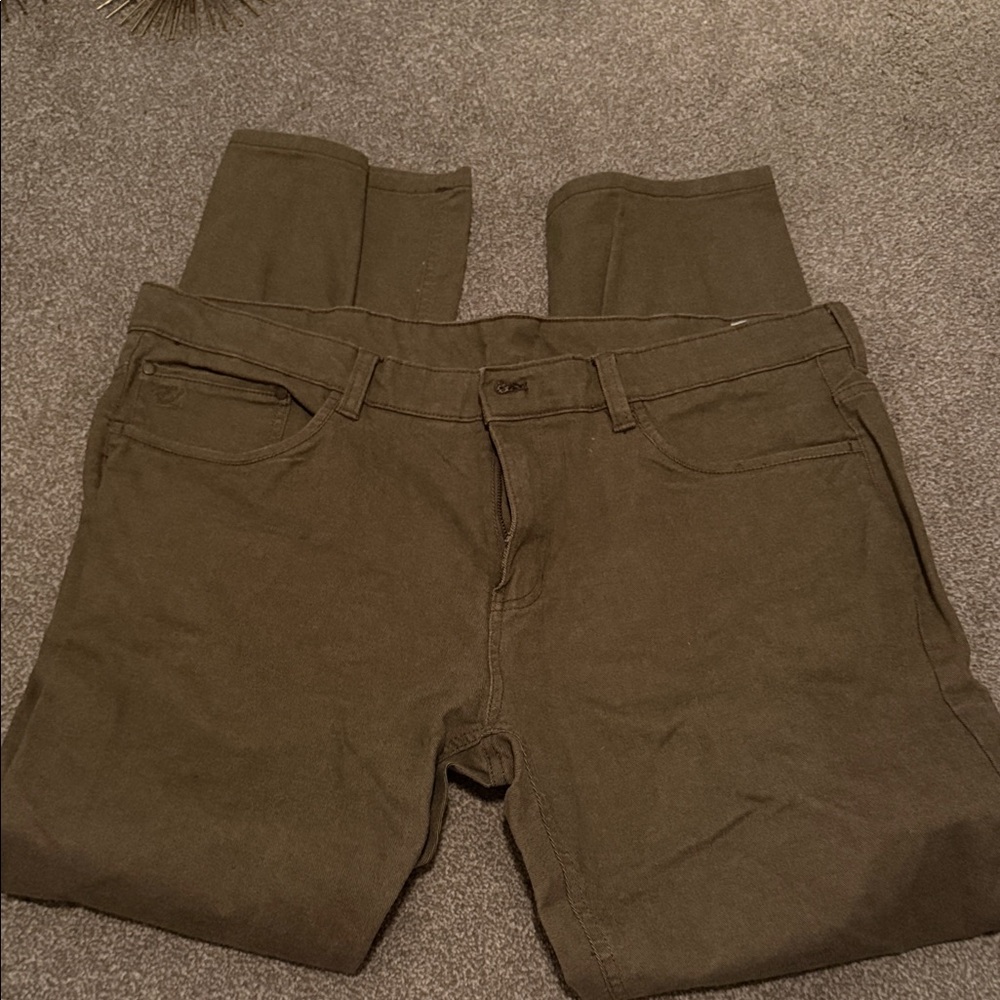 English Laundry Men's Khaki Bootcut Jeans